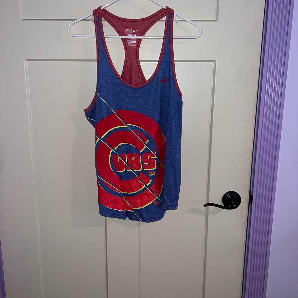 Nike Blue and Red Tank Top
